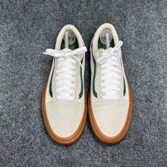 Vans Old Skool Pro Shoes Men's Size 9.5 Creaem Suede Low Lace Up Skate Sneakers - Picture 3 of 13